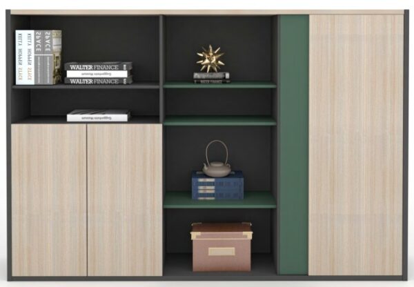 Wooden Storage Cabinets with Sleek Design