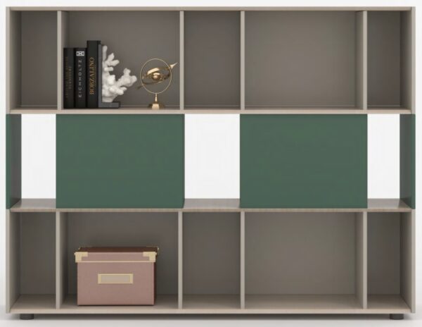 Modern Wooden Decoration Cabinet with Open Shelves